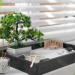 Minimalist Feng Shui bedroom with clean lines, neutral colors, and balanced energy