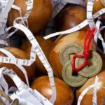 Feng Shui Bedroom Door Closed Serene bedroom with Feng Shui principles, closed door for positive energy flow